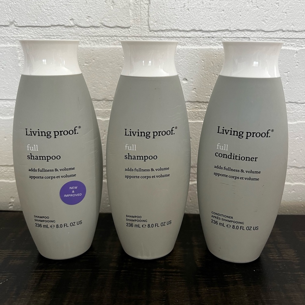 SHAMPOO CONDITIONER LIVING PROOF 3 BOTTLES